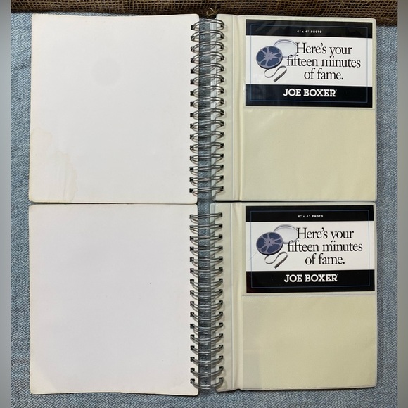 Photo Albums Set of 2 Floral NEW Joe Boxer 40 Pages Each Holds 160 4X6 Pictures - Picture 3 of 5